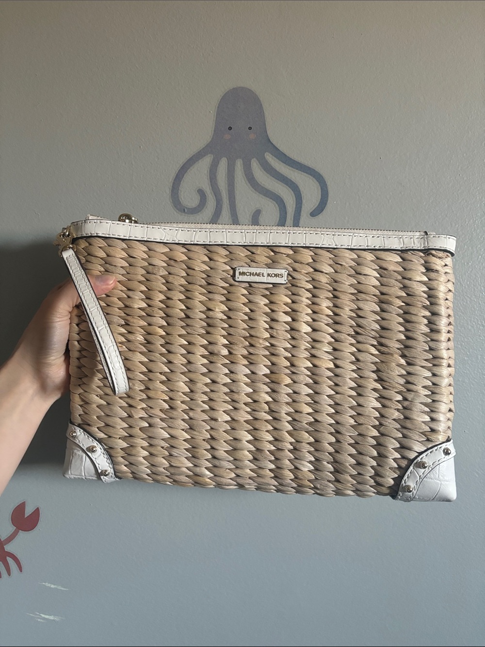 MK straw clutch